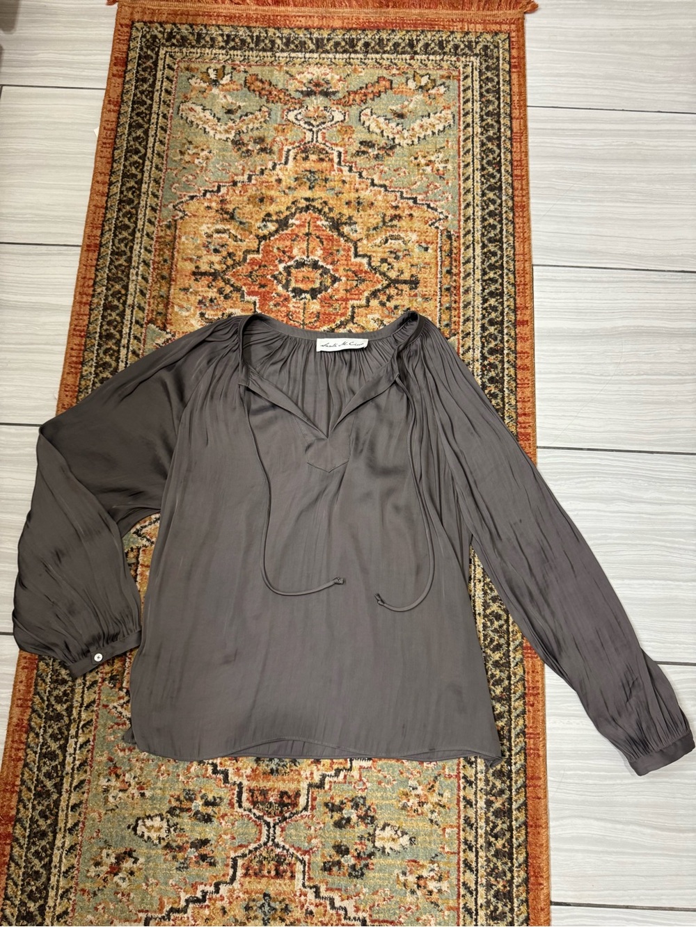 Italian Pleated Blouse